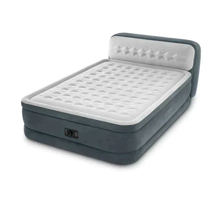 Colchão de Casal Inflável + Bomba de Ar e Encosto